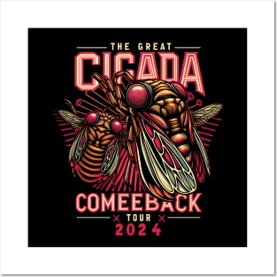 The Cicada Reunion U.S Tour 2024 Cicada Concert Fest Lover Posters and Art